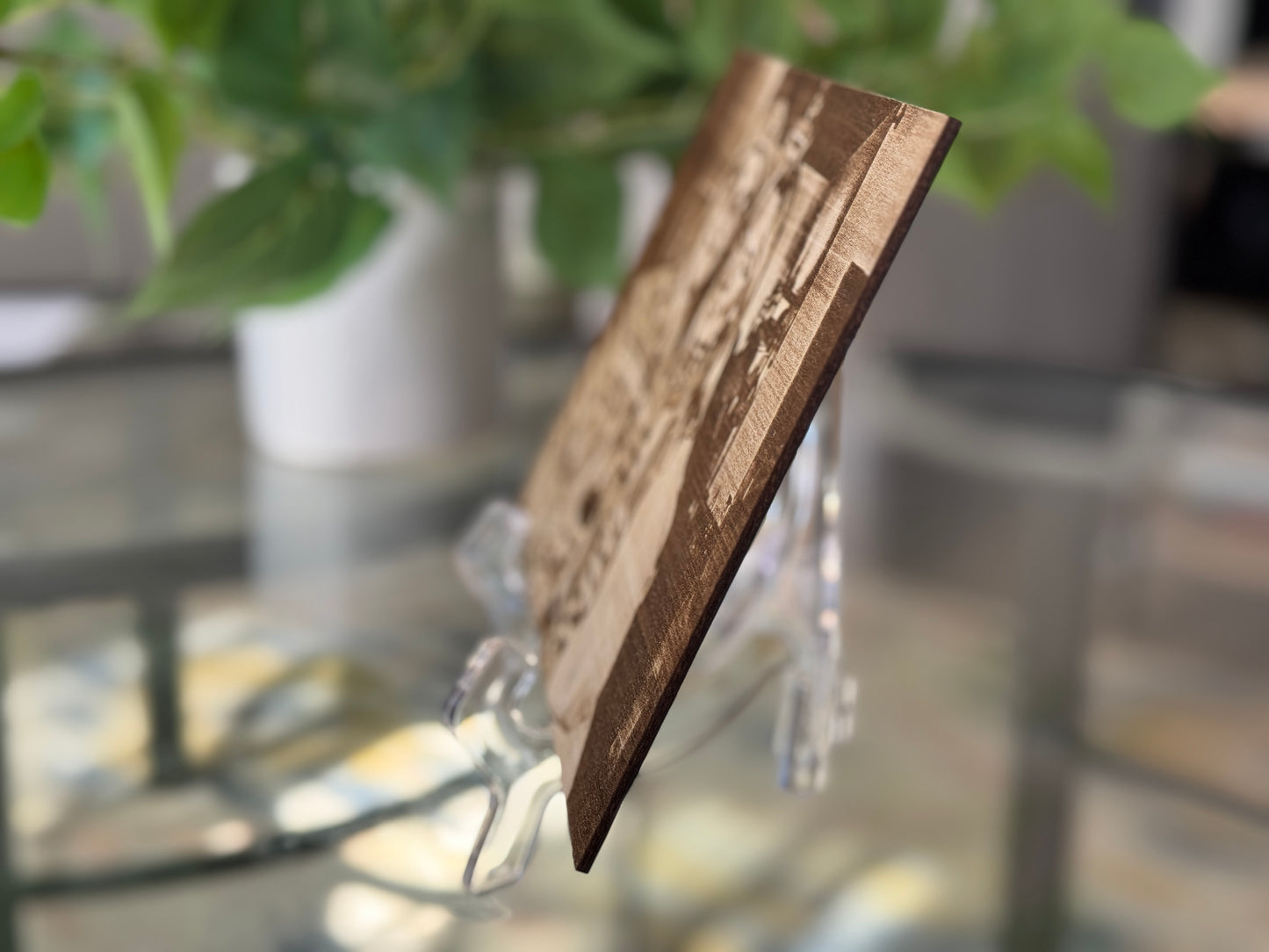 Engraved Photo on Wood