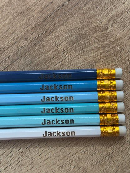 Engraved Pencils- Set of 6