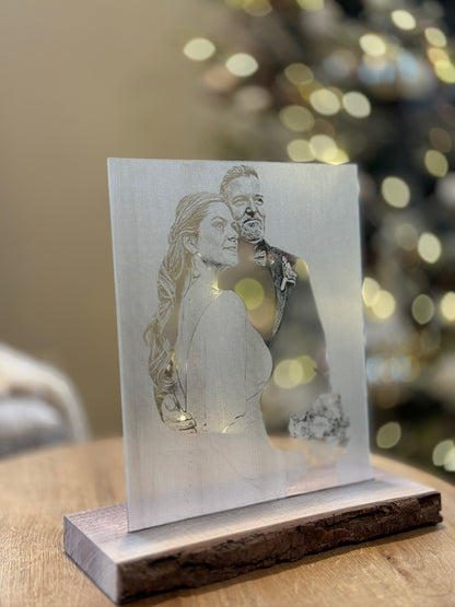 Etched Glass Photo