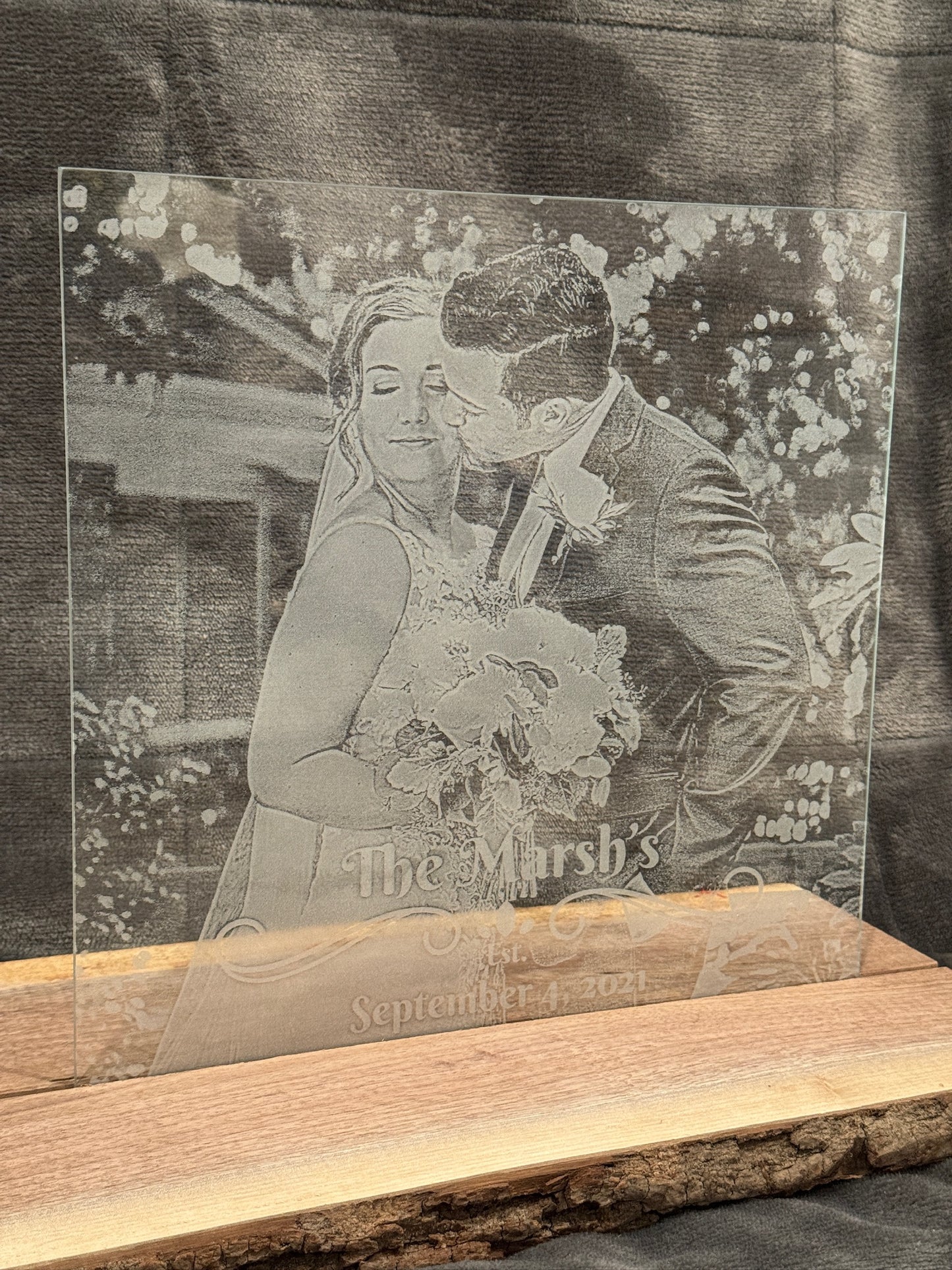 Etched Glass Photo